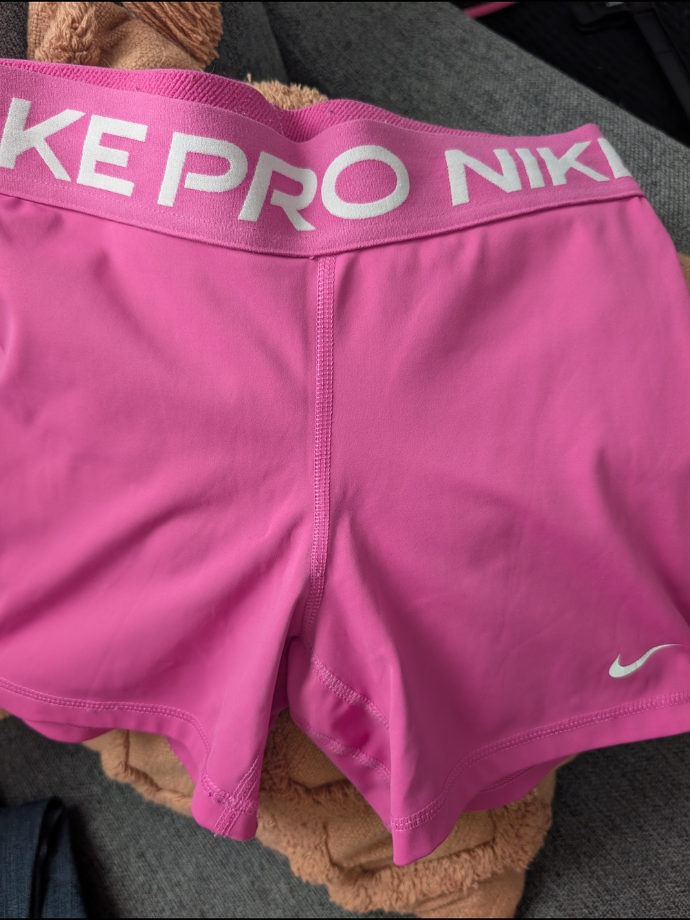 Nike Women's Pink & Light Blue Active Shorts - 2-Pack Small - Picture 2 of 12